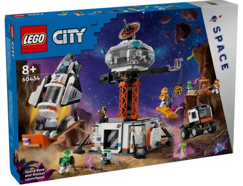 LEGO Klocki City 60434 Stacja kosmiczna i stanowisko startowe rakiety