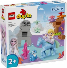 LEGO Klocki DUPLO Disney 10418 Elza i Bruni w Zaczarowanym lesie