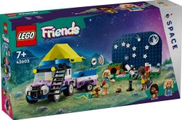 LEGO Klocki Friends 42603 Kamper z mobilnym obserwatorium gwiazd