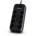 CyberPower Listwa przepięciowa P0820SUF0-FR 8xFR/2xUSB