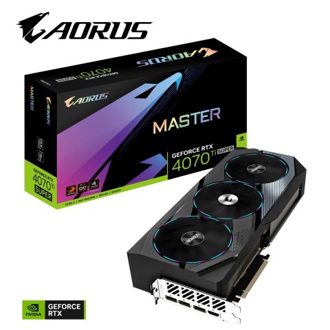 Gigabyte Karta graficzna RTX 4070 Ti SUPER MASTER 16G GDDR6X 256bit 3DP