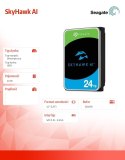 Seagate Dysk SkyHawkAI 24TB 3,5 512MB ST24000VE002