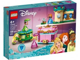 LEGO Klocki Disney Princess 43203 Zaklęte twory Aurory, Meridy i Tiany