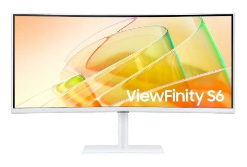 Samsung Monitor 34 cale ViewFinity S65CT VA 3440x1440 UWQHD 21:9 1xHDMI 1xDP 2xTB 4.0(90W/15W) 3xUSB 3.0 LAN 5ms 100Hz HAS+PIV gł. zakrz