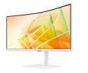 Samsung Monitor 34 cale ViewFinity S65CT VA 3440x1440 UWQHD 21:9 1xHDMI 1xDP 2xTB 4.0(90W/15W) 3xUSB 3.0 LAN 5ms 100Hz HAS+PIV gł. zakrz