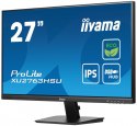 IIYAMA Monitor 27 cali ProLite XU2763HSU-B1 IPS,100HZ,ECO,3ms,SLIM,HDMI,DP,2x USB3.2 TCO,EPEAT