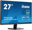 IIYAMA Monitor 27 cali ProLite XU2763HSU-B1 IPS,100HZ,ECO,3ms,SLIM,HDMI,DP,2x USB3.2 TCO,EPEAT