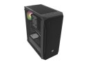 Natec Obudowa Fury Shobo SH4 RGB Midi Tower z oknem Czarna