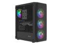 Natec Obudowa Fury Shobo SH4F RGB Midi Tower z oknem Czarna