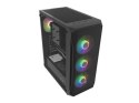 Natec Obudowa Fury Shobo SH4F RGB Midi Tower z oknem Czarna