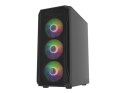 Natec Obudowa Fury Shobo SH4F RGB Midi Tower z oknem Czarna