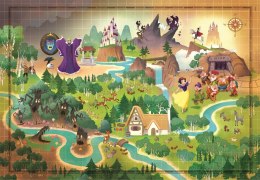 Clementoni Puzzle 1000 elementów Compact Story Maps Królewna Śnieżka