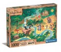 Clementoni Puzzle 1000 elementów Story Maps Księga Dżungli