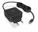 IcyBox Ładowarka IB-PS111-PD 65 Watt, Type-C , kabel 150cm