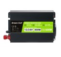 Green Cell Przetwornica PowerInverter DUO 12V/24V 300/600W modyfikowana sinusoida