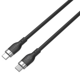 HyperDrive Hyper Juice 240W Silicone USB-C to USB-C Cable 1m - Black