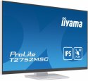 IIYAMA Monitor 27 cali T2752MSC-W1 10 PKT. POJ,IPS,HDMI,DP,2x2USB(3.2),2x1W400cd/m2,7H