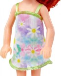 Mattel Lalka Barbie Chelsea pastelowa sukienka