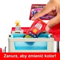 Mattel Pojazdy Auta Mobilny lakiernik Samochód z otwieraną naczepą