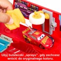 Mattel Pojazdy Auta Mobilny lakiernik Samochód z otwieraną naczepą