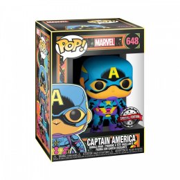 Tm Toys Figurka Funko POP Marvel Black Light Captain America