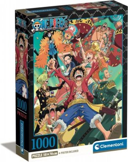 Clementoni Puzzle 1000 elementów Compact Anime One Piece