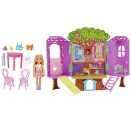 Mattel Lalka Barbie Chelsea Domek na drzewie + akcesoria