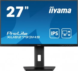 IIYAMA Monitor 27 cali XUB2793HS-B6 IPS,FHD,HDMI,DP,2x2W