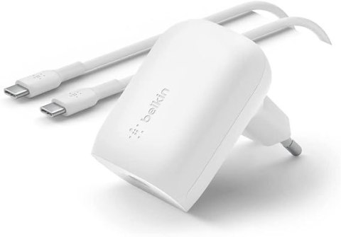 Belkin Ładowarka sieciowa BOOST CHARGE 30w USB-C PD PPS + Kabel USB-C