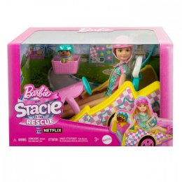 Mattel Lalka Barbie Stacie i pojazd filmowy Gokart