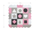 Milly Mally Mata piankowa puzzle Jolly Pink Grey