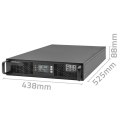 Qoltec Zasilacz awaryjny UPS do RACK | 1kVA | 1000W | Power Factor 1.0 |LCD | On-line