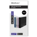 Qoltec Obudowa | Kieszeń na dysk SSD HDD 2.5 cala | SATA | USB 3.0 | Super speed 5Gb/s | 2TB | Czarna