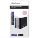 Qoltec Obudowa | Kieszeń na dysk SSD HDD 2.5 cala | SATA | USB 3.0 | Super speed 5Gb/s | 2TB | Różowy