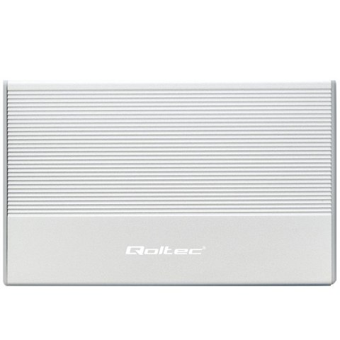 Qoltec Obudowa | Kieszeń na dysk SSD HDD 2.5 cala| SATA | USB 3.0 | Super speed 5Gb/s | 2TB | Srebrna