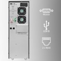 Qoltec Zasilacz awaryjny UPS 10kVA | 10000W | Power Factor 1.0 | LCD | EPO | USB | On-line