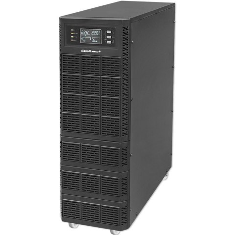 Qoltec Zasilacz awaryjny UPS 6kVA | 6000W | Power Factor 1.0 | LCD | EPO| USB | On line