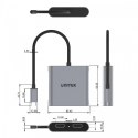 Unitek Adapter USB-C - 2x HDMI 2.0; 4K MST; M/F