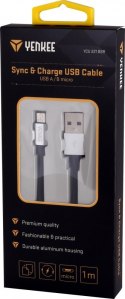 YENKEE Kabel do synchronizacji i ładowania USB ze złączem mikro USB