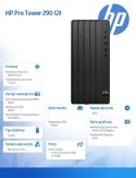 HP Inc. Komputer stacjonarny 290 Tower G9 i5-13500 512GB/16GB/DVDR/W11P 998J7ET