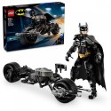 LEGO Klocki Super Heroes 76273 Figurka Batmana do zbudowania i batcykl