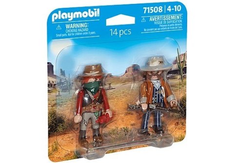 Playmobil Zestaw figurek Duo Pack 71508 Bandyta i szeryf