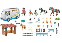 Playmobil Zestaw figurek Horses 71493 Mobilna nauka jazdy konnej