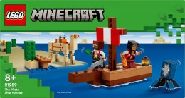 LEGO Klocki Minecraft 21259 Rejs statkiem pirackim