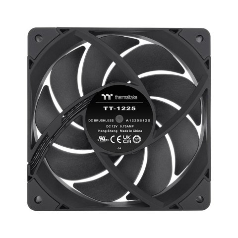 Thermaltake Wentylator - TOUGHFAN 12cm Pro łożysko Hydrauliczne, max CFM, Black