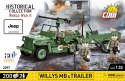 Cobi Klocki Klocki Willys MB & Trailer