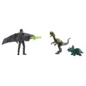 Mattel Zestaw figurek Jurassic World Ian Malcolm z dinozaurami