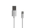 Natec Kabel Lightning (M)->USB-A(M) 1m MFI Prati Biały