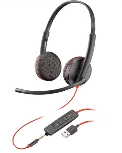 POLY Słuchawki Blackwire 3225 ST USB-A Headset 80S11AA