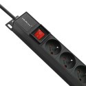 Qoltec Listwa zasilająca PDU do RACK | 16A | 16xFRENCH | Pionowa | 1.8m